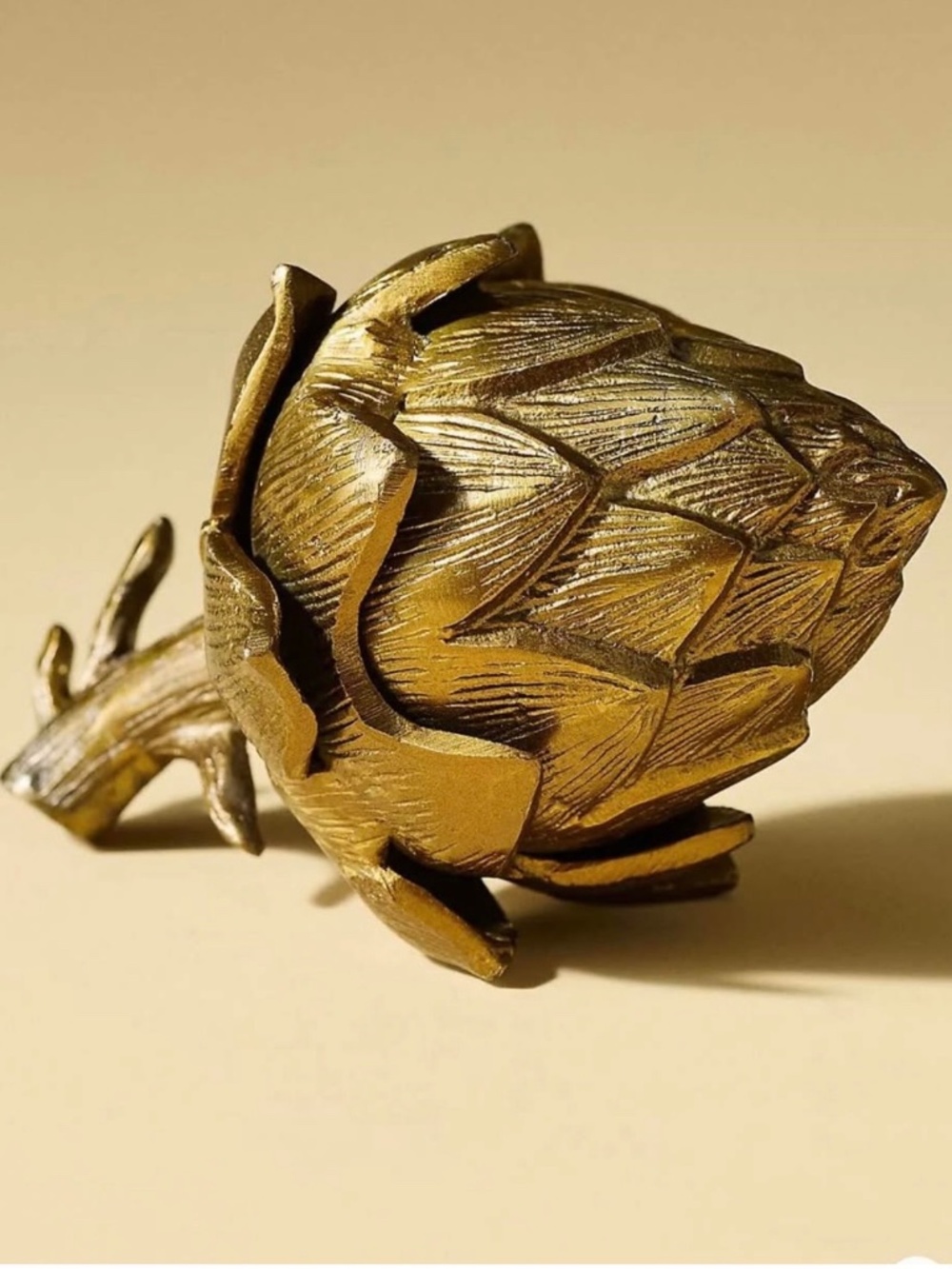 Anthropologie Gold Artichoke
